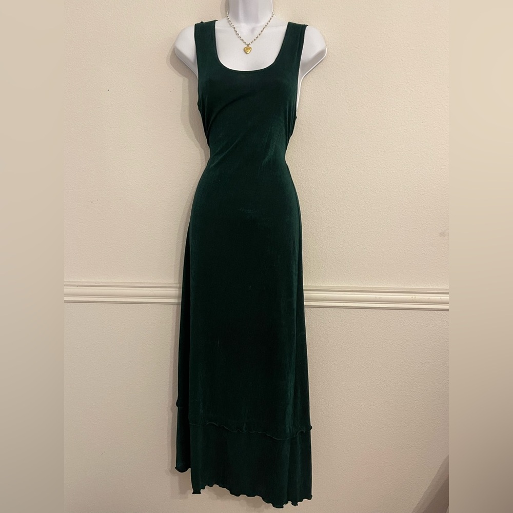 Forest Green Diamond's USA Vintage
Maxi Dress